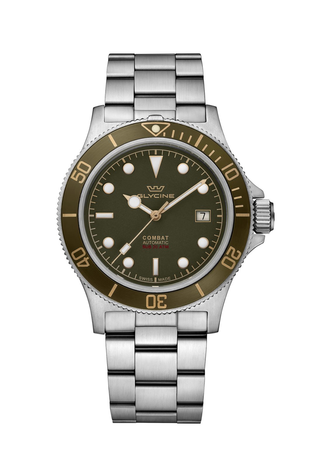 Glycine combat 7 vintage automatic watch sales
