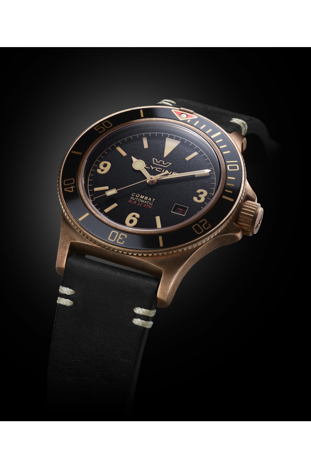 Glycine GL0265 - Combat Sub 42 mm Bronze