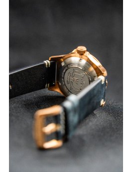 Glycine Combat Sub GL0421 – Orologio Automatico Uomo, Cassa In Bronzo 42mm, Quadrante Blu, Impermeabile 200m